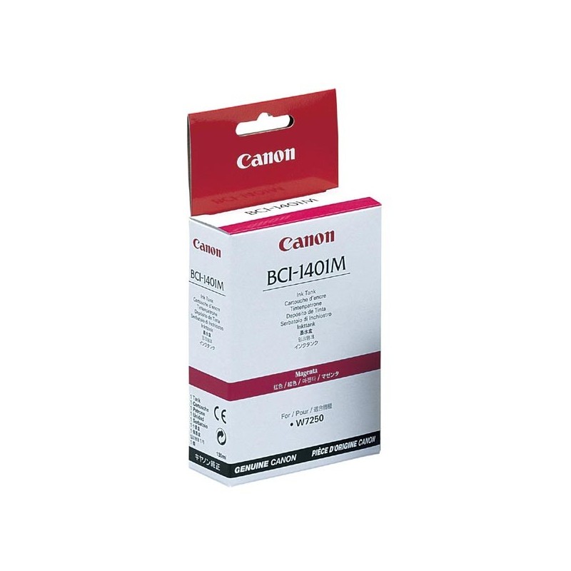 Canon oryginalny ink / tusz BCI1401M, magenta, 7570A001, Canon W6400D, 7250 - 1