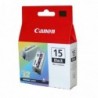 Canon oryginalny ink / tusz BCI15B, black, 390s, 8190A002, 2szt, Canon i70 - 1