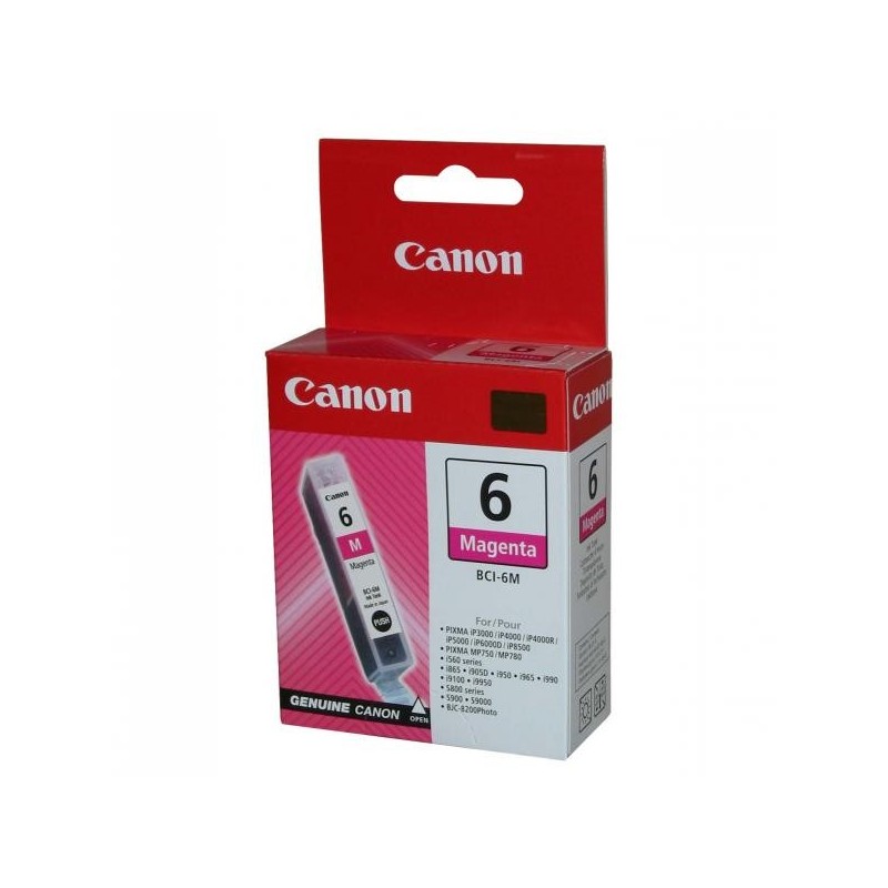 Canon oryginalny ink / tusz BCI6M, magenta, 13 4707A002, Canon S800, 820, 820D, 830D, 900, 9000, i950 - 1