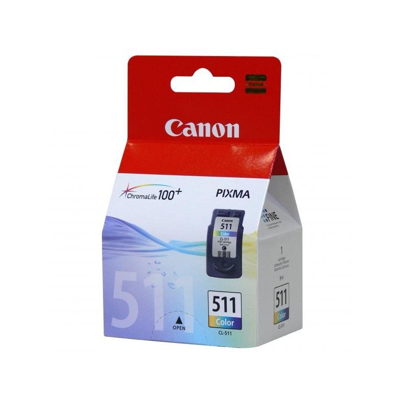 Canon oryginalny ink / tusz CL511, color, 245s, 9ml, 2972B001, Canon MP240, MP 258, MP260 - 1