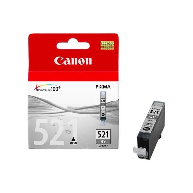 Canon oryginalny ink / tusz CLI521GY, grey, 1395s, 9ml, 2937B001, Canon MP980 - 1
