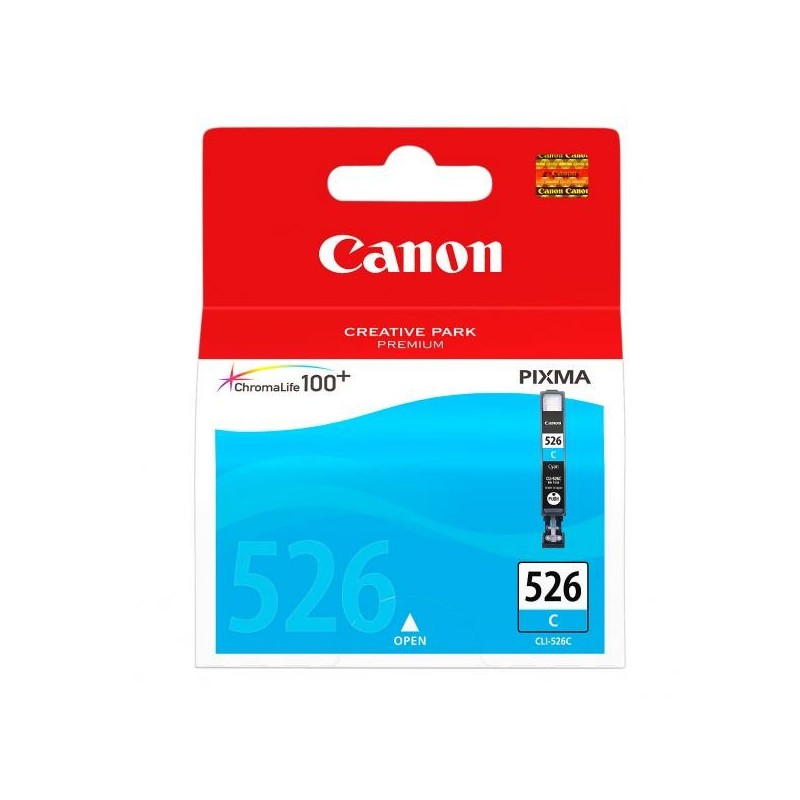 Canon oryginalny ink / tusz CLI526C, cyan, 9ml, 4541B001, Canon Pixma  MG5150, MG5250, MG6150, MG8150 - 1