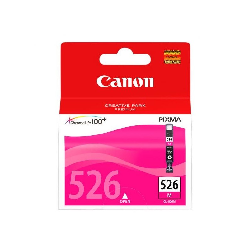 Canon oryginalny ink / tusz CLI526M, magenta, 9ml, 4542B001, Canon Pixma  MG5150, MG5250, MG6150, MG8150 - 1