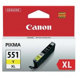 Canon oryginalny ink / tusz CLI551Y XL, yellow, 11ml, 6446B001, high capacity, Canon PIXMA iP7250, MG5450, MG6350, MG7550 - 1