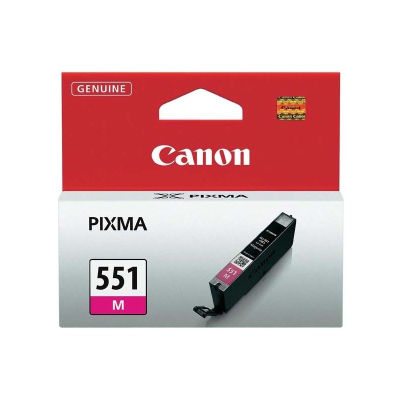 Canon oryginalny ink / tusz CLI551M, magenta, 7ml, 6510B001, Canon PIXMA iP7250, MG5450, MG6350, MG7550 - 1