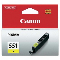 Canon oryginalny ink / tusz CLI551Y, yellow, 7ml, 6511B001, Canon PIXMA iP7250, MG5450, MG6350, MG7550 - 1