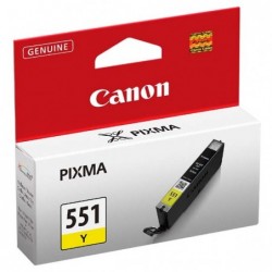 Canon oryginalny ink / tusz CLI551Y, yellow, 7ml, 6511B001, Canon PIXMA iP7250, MG5450, MG6350, MG7550 - 2