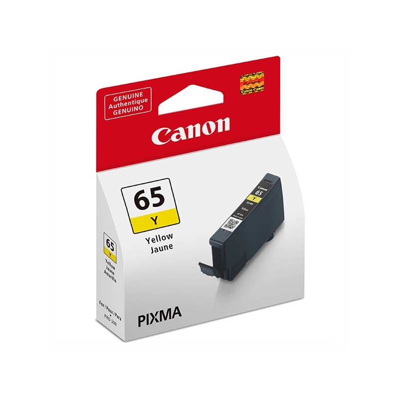 Canon oryginalny ink / tusz CLI-65Y, yellow, 12.6ml, 4218C001, Canon Pixma Pro-200 - 1