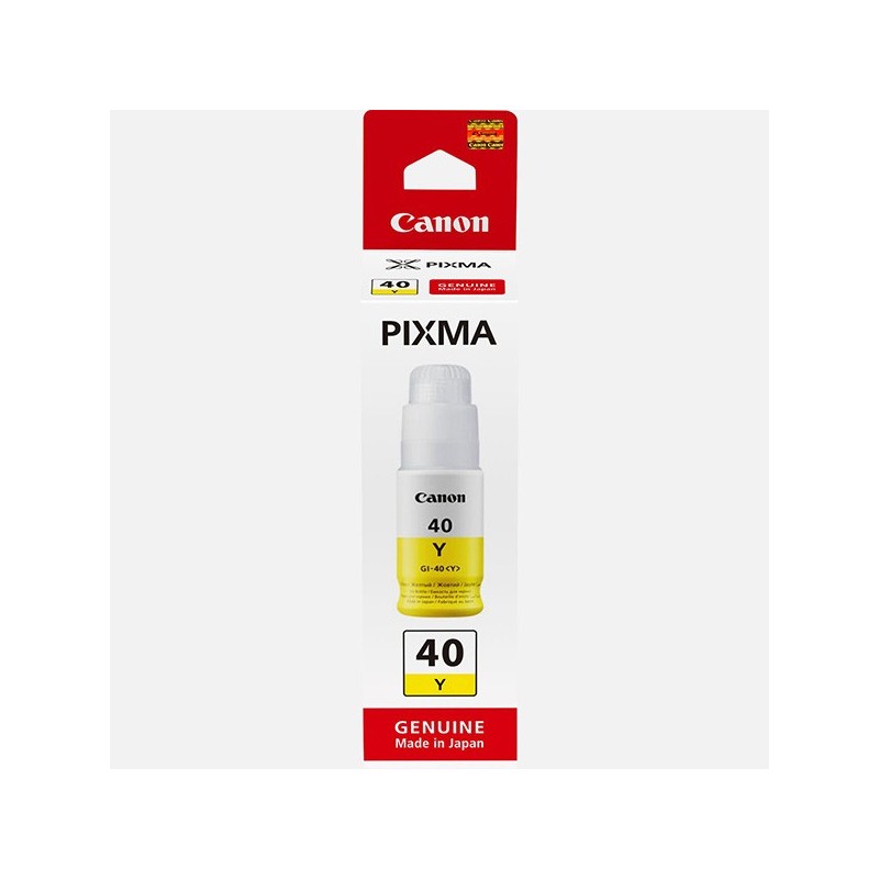 Canon oryginalny ink / tusz 3402C001, yellow, 7700s, 70ml, GI-40 Y, Canon PIXMA G5040,G6040 - 1