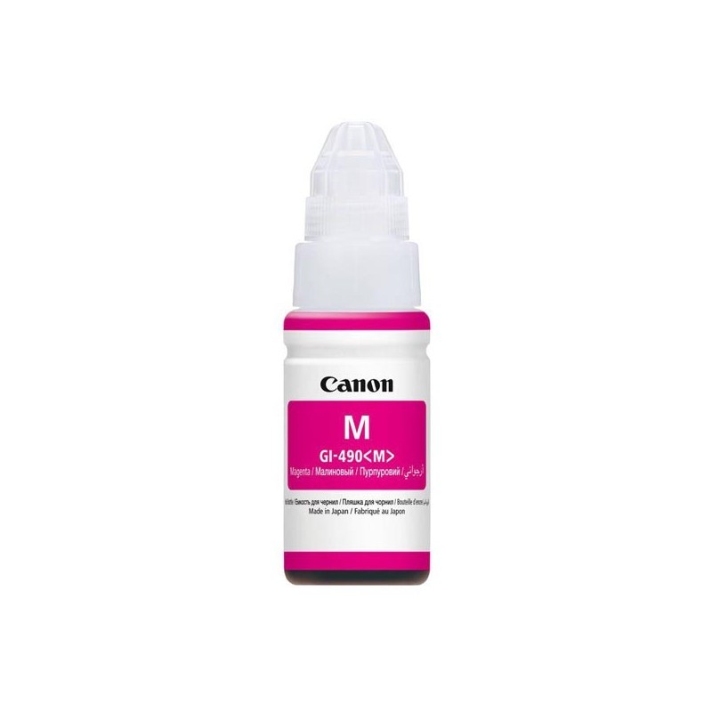 Canon oryginalny ink / tusz GI-490 M, magenta, 7000s, 70ml, 0665C001, Canon PIXMA G1400, G2400, G3400 - 1
