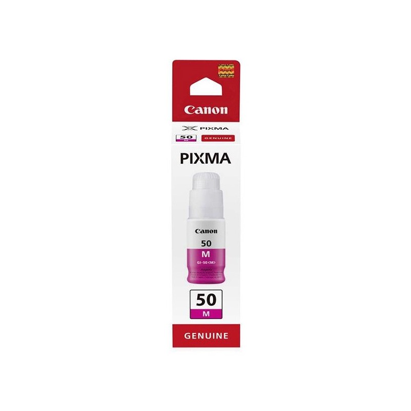 Canon oryginalny ink / tusz GI-50 M, magenta, 7700s, 9ml, 3404C001, Canon PIXMA G5050,G6050,GM2050 - 1