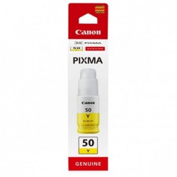 Canon oryginalny ink / tusz GI-50 Y, yellow, 7700s, 9ml, 3405C001, Canon PIXMA G5050,G6050,GM2050 - 1