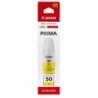 Canon oryginalny ink / tusz GI-50 Y, yellow, 7700s, 9ml, 3405C001, Canon PIXMA G5050,G6050,GM2050 - 1