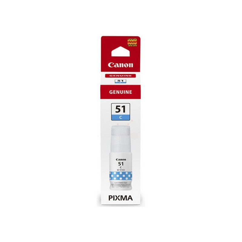 Canon oryginalny ink / tusz 4546C001, cyan, 7700s, 70ml, GI-51 C, Canon PIXMA G1520, G1560, G2520, G2560, G3520, G3560 - 1