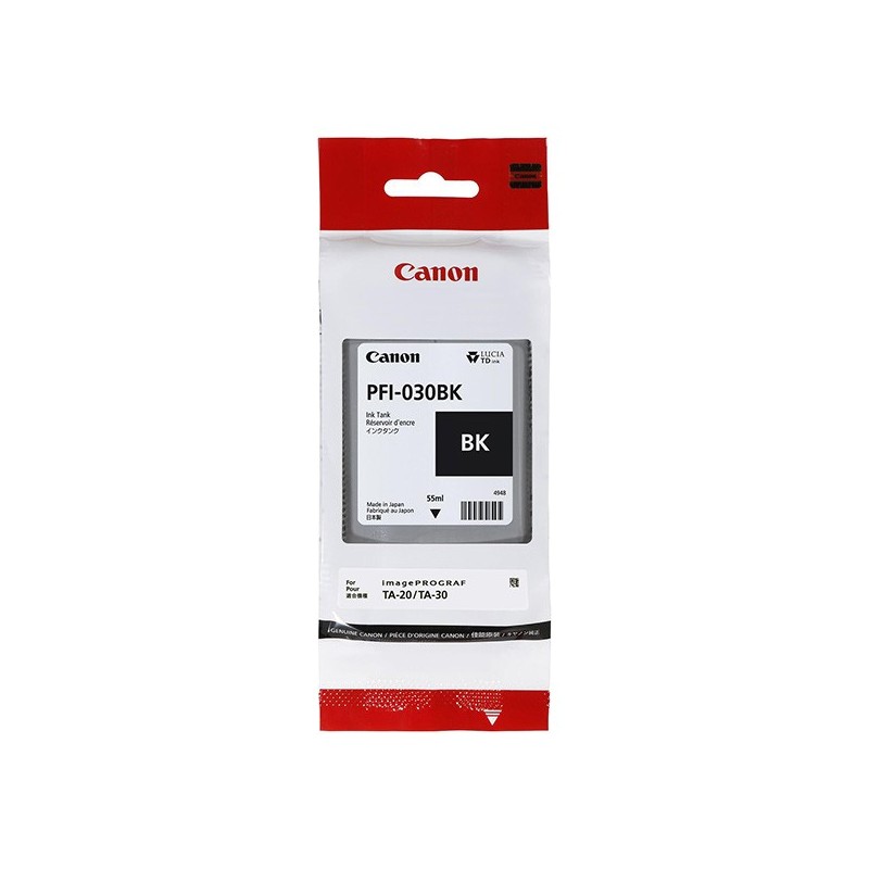 Canon oryginalny ink / tusz PFI-030BK, black, 55ml, 3489C001, Canon iPF TA-20, iPF TA-30 - 1