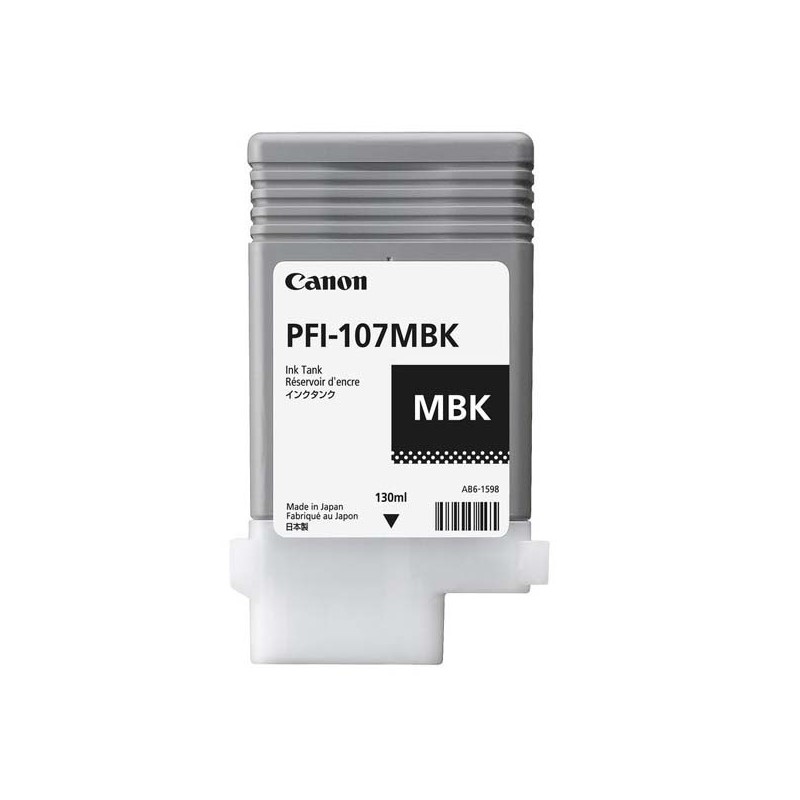 Canon oryginalny ink / tusz PFI107MBK, matte black, 130ml, 6704B001, Canon iPF-680, 685, 780, 785 - 1