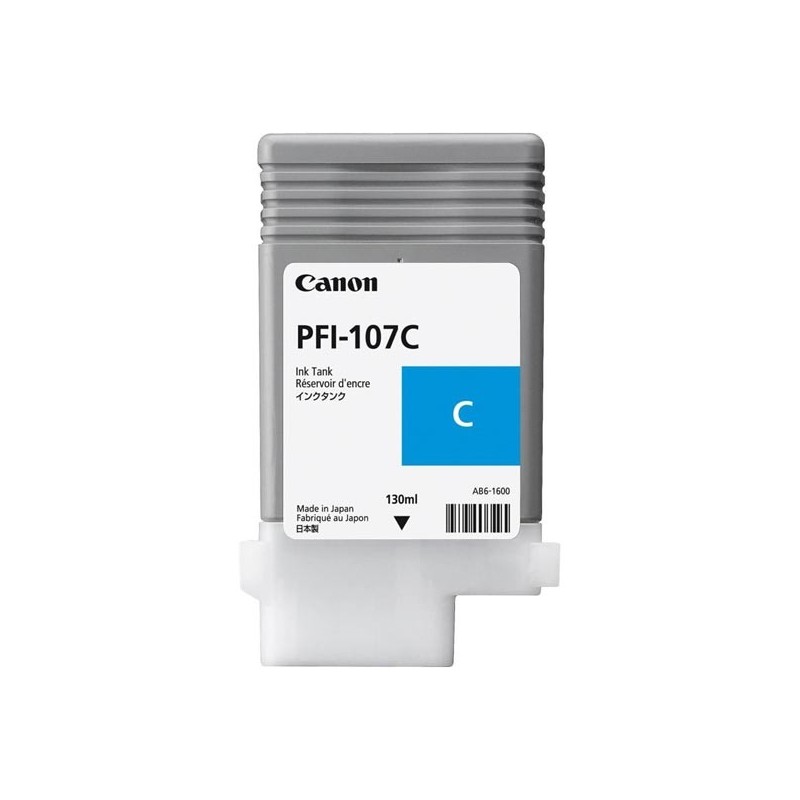 Canon oryginalny ink / tusz PFI107C, cyan, 130ml, 6706B001, Canon iPF-680, 685, 780, 785 - 1