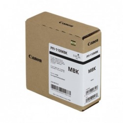 Canon oryginalny ink / tusz PFI110MBK, czarny mat, 160ml, 2363C001, Canon imagePROGRAF TX-2000, TX-3000, TX-3000, TX-4000 - 1