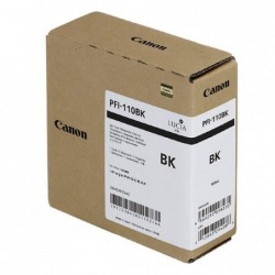 Canon oryginalny ink / tusz PFI110BK, black, 160ml, 2364C001, Canon imagePROGRAF TX-2000, TX-3000, TX-3000, TX-4000 - 1