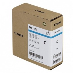 Canon oryginalny ink / tusz PFI110C, cyan, 160ml, 2365C001, Canon imagePROGRAF TX-2000, TX-3000, TX-3000, TX-4000 - 1