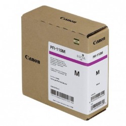 Canon oryginalny ink / tusz PFI110M, magenta, 160ml, 2366C001, Canon imagePROGRAF TX-2000, TX-3000, TX-3000, TX-4000 - 1