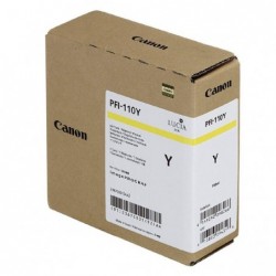 Canon oryginalny ink / tusz PFI110Y, yellow, 160ml, 2367C001, Canon imagePROGRAF TX-2000, TX-3000, TX-3000, TX-4000 - 1