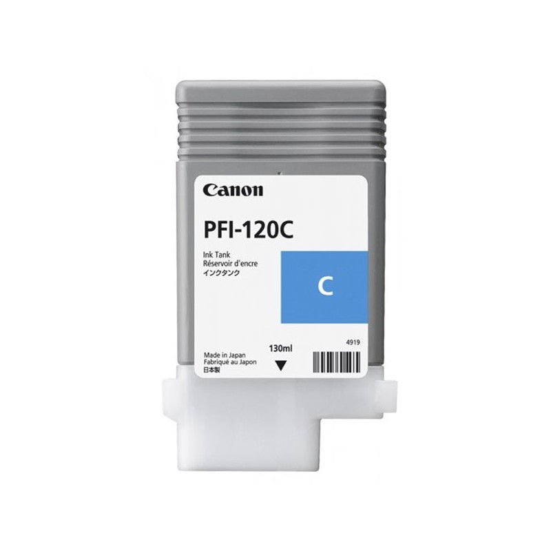 Canon oryginalny ink / tusz PFI120C, cyan, 130ml, 2886C001, Canon TM-200, 205, 300, 305 - 1