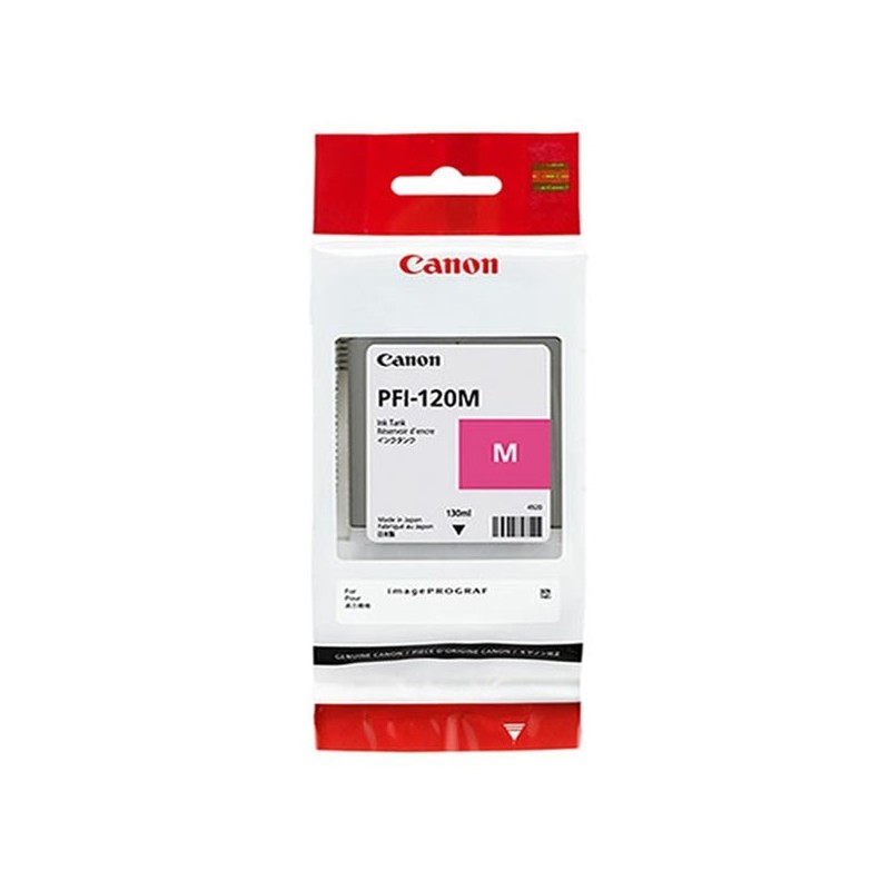 Canon oryginalny ink / tusz PFI120M, magenta, 130ml, 2887C001, Canon TM-200, 205, 300, 305 - 1