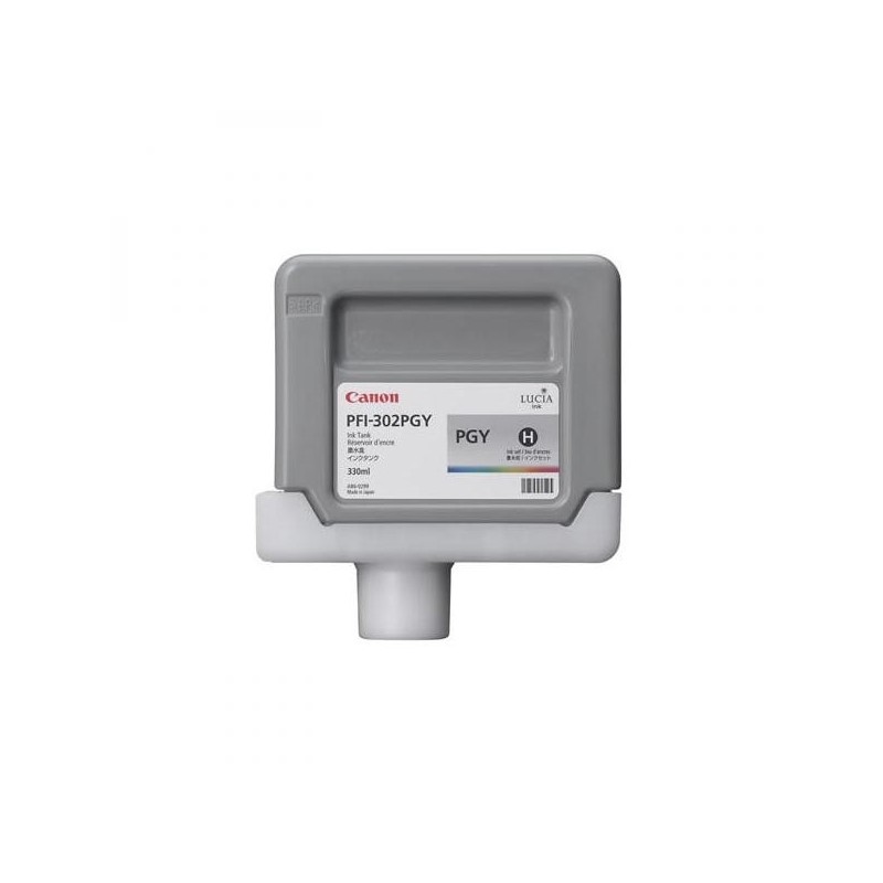 Canon oryginalny ink / tusz PFI302PGY, photo grey, 330ml, 2218B001, Canon iPF-8100, 9100 - 1