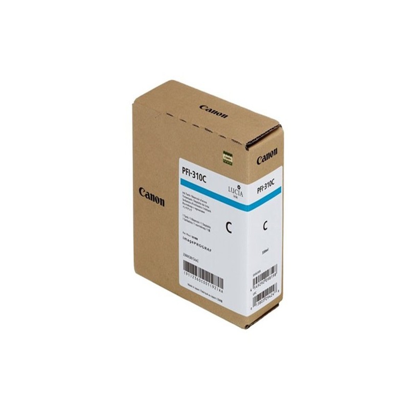 Canon oryginalny ink / tusz PFI310C, cyan, 330ml, 2360C001, Canon TX-2000, TX-3000, TX-4000 - 1