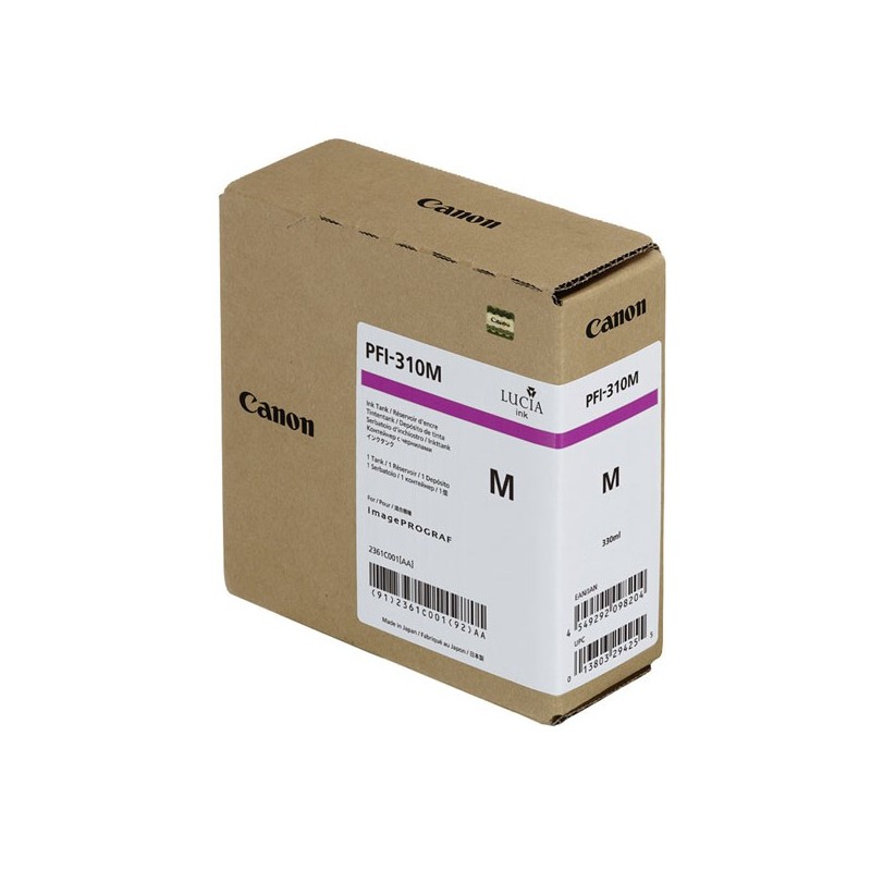 Canon oryginalny ink / tusz PFI310M, magenta, 330ml, 2361C001, Canon TX-2000, TX-3000, TX-4000 - 1