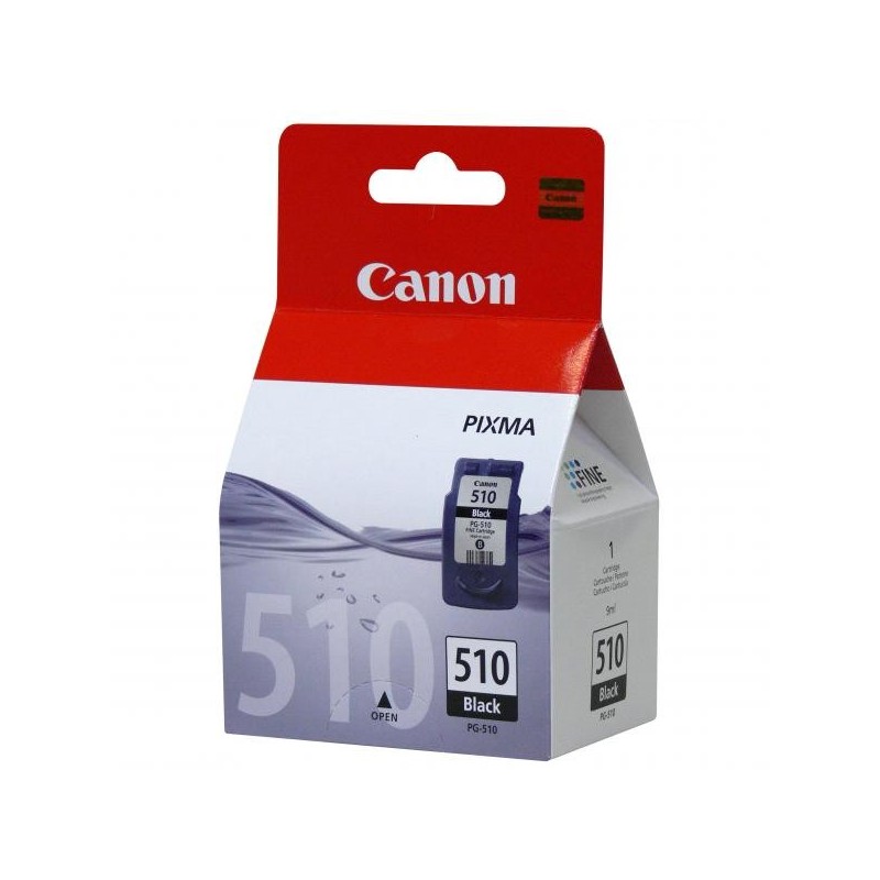 Canon oryginalny ink / tusz PG510BK, black, 220s, 9ml, 2970B001, Canon MP240, 258, 260, 270, 480 - 1