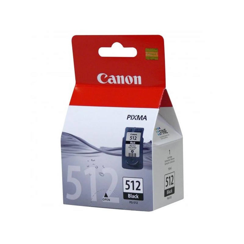 Canon oryginalny ink / tusz PG512BK, black, 400s, 15ml, 2969B001, Canon MP240, 260, 480 - 1