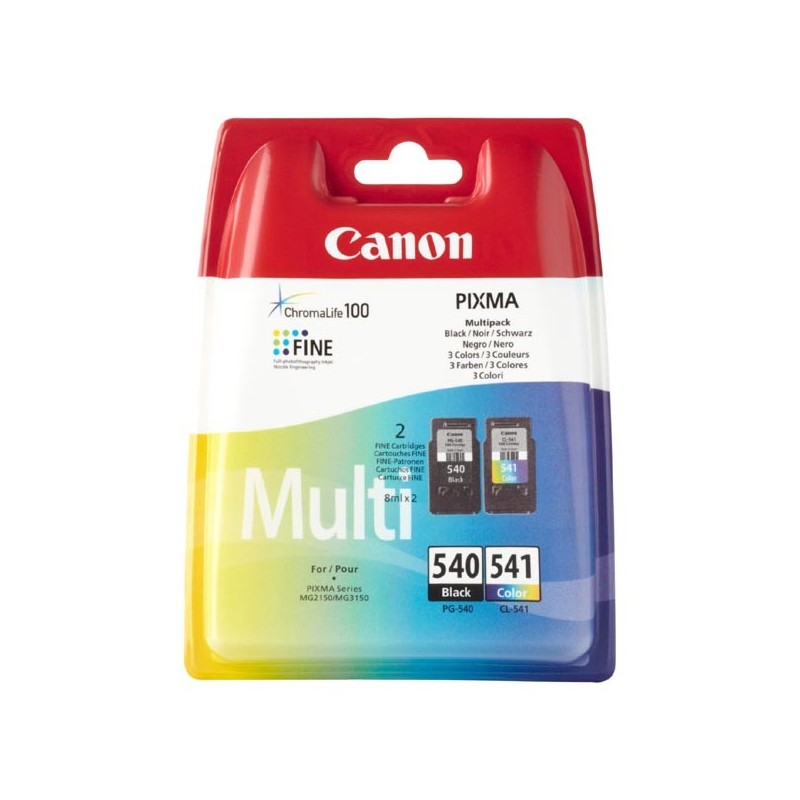 Canon oryginalny ink / tusz PG540/CL541 multipack, black/color, 5225B006, Canon 2-pack Pixma MG2150, 3150 - 1