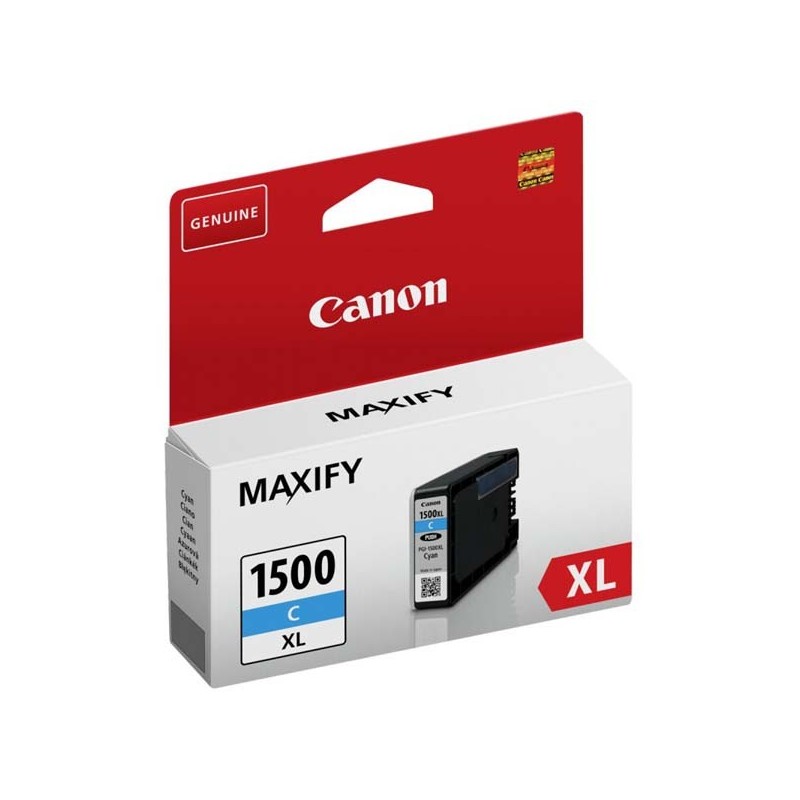 Canon oryginalny ink / tusz PGI 1500XL, cyan, 12ml, 9193B001, high capacity, Canon MAXIFY MB2050, MB2350 - 1