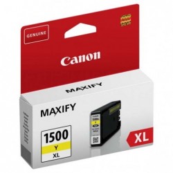 Canon oryginalny ink / tusz PGI 1500XL, yellow, 12ml, 9195B001, high capacity, Canon MAXIFY MB2050, MB2350 - 1