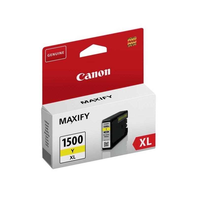 Canon oryginalny ink / tusz PGI 1500XL, yellow, 12ml, 9195B001, high capacity, Canon MAXIFY MB2050, MB2350 - 1