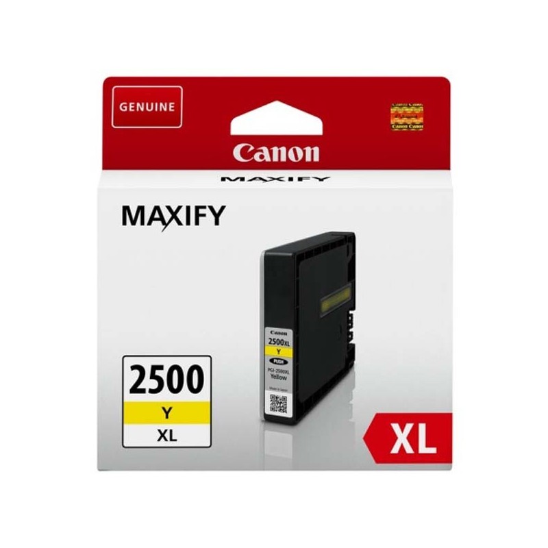 Canon oryginalny ink / tusz PGI 2500XL, yellow, 19.3ml, 9267B001, Canon MAXIFY iB4050, MB5050, MB5350 - 1