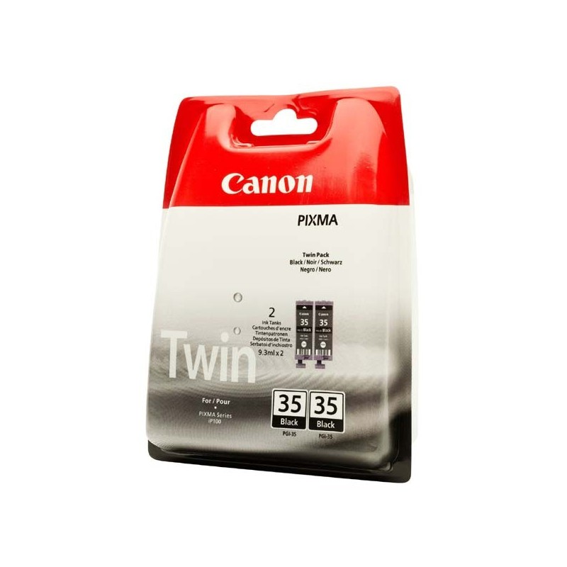 Canon oryginalny ink / tusz PGI35BK, black, 2x191s, 1509B012, 2szt, Canon 2-pack Pixma iP100 - 1
