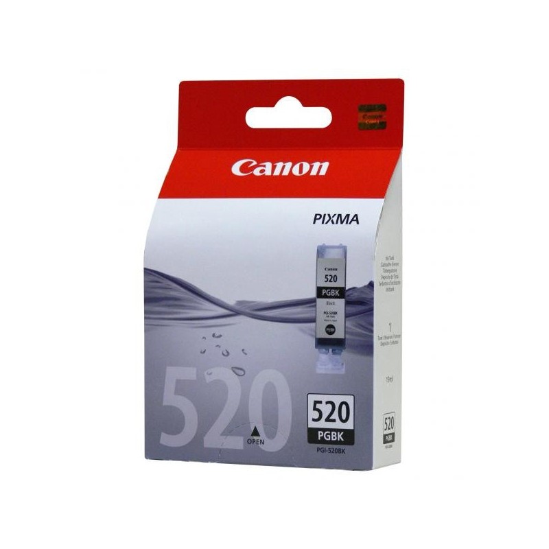 Canon oryginalny ink / tusz PGI520BK, black, 19ml, 2932B001, Canon iP3600, 4600, MP550, 620, 630, 980 - 1