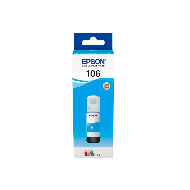 Epson oryginalny ink / tusz C13T00R240, 106, cyan, 70ml, Epson EcoTank ET-7700, ET-7750 Express Premium ET-7750 - 1