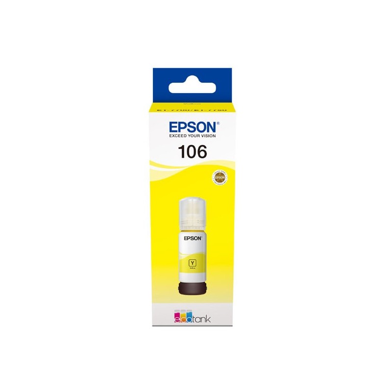 Epson oryginalny ink / tusz C13T00R440, 106, yellow, 70ml, Epson EcoTank ET-7700, ET-7750 Express Premium ET-7750 - 1