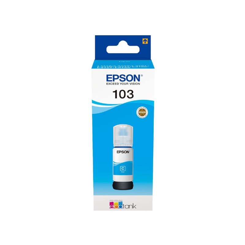 Epson oryginalny ink / tusz C13T00S24A, 103, cyan, 65ml, Epson EcoTank L3151, L3150, L3111, L3110 - 1