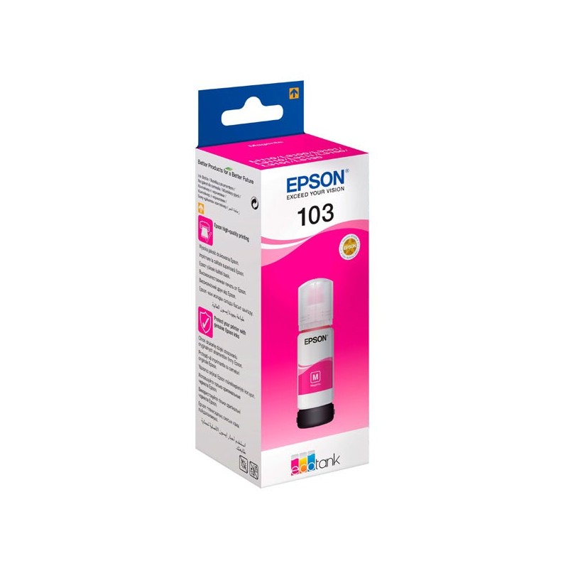 Epson oryginalny ink / tusz C13T00S34A, 103, magenta, 65ml, Epson EcoTank L3151, L3150, L3111, L3110 - 1