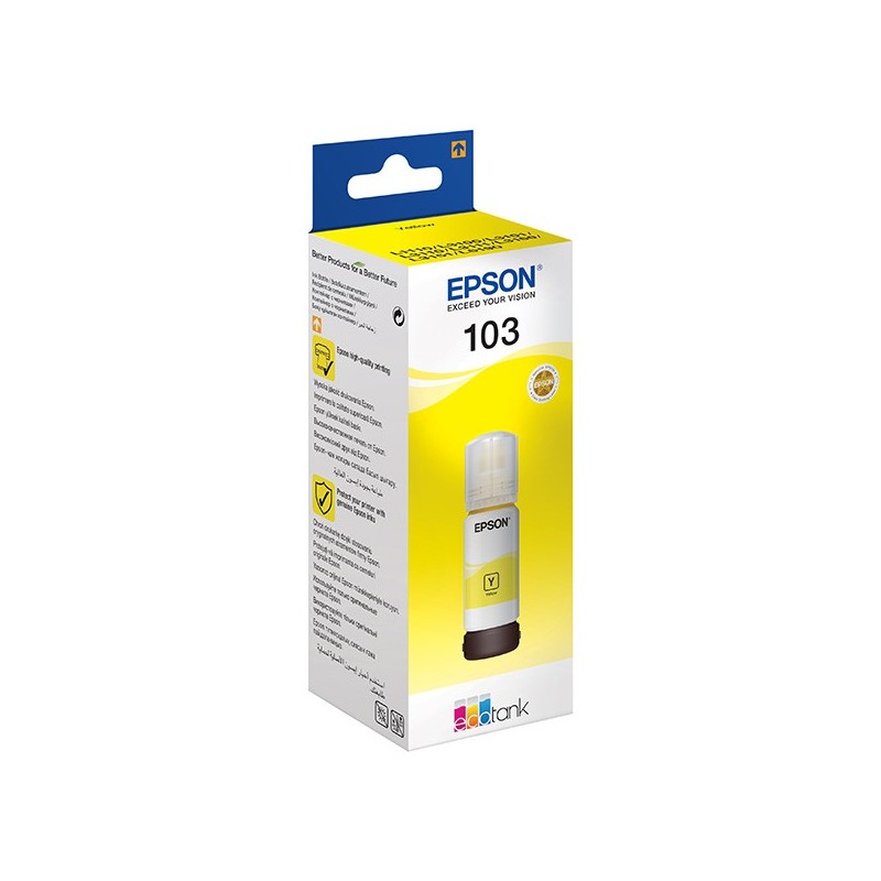 Epson oryginalny ink / tusz C13T00S44A, 103, yellow, 65ml, Epson EcoTank L3151, L3150, L3111, L3110 - 1