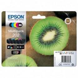 Epson oryginalny ink / tusz C13T02E74010, 202, CMYK, 250 (čb)/300 (bar.)s, 1x6.9ml, 4x4.1ml, Epson XP-6000, XP-6005 - 1