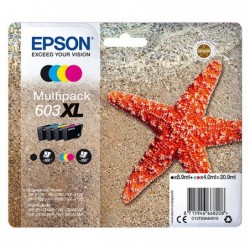 Epson oryginalny ink / tusz C13T03A64010, 603XL, CMYK, 1x8.9ml + 3x4ml, Epson Expression Home XP-2100, 2105, 3100, 3105 WF-2310 