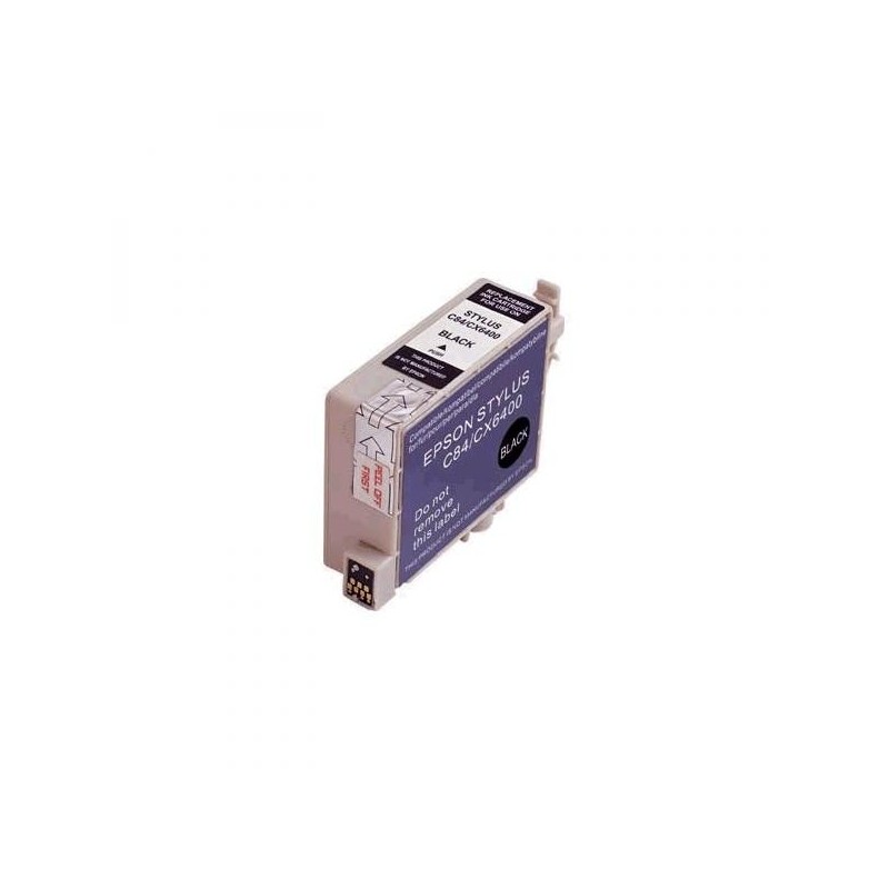 Logo kompatybilny ink / tusz z C13T043140, black, 37ml, high capacity, dla Epson Stylus C84, C86, CX6400, CX6600 - 1