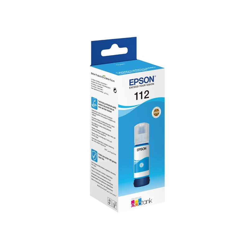 Epson oryginalny ink / tusz C13T06C24A, cyan, 1szt, Epson L15150, L15160 - 1