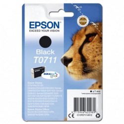 Epson oryginalny ink / tusz C13T07114012, black, 7,4ml, Epson D78, DX4000, DX4050, DX5000, DX5050, DX6000, DX605 - 1